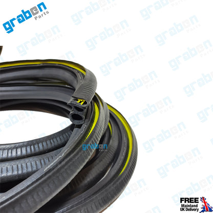RH / LH SLIDING DOOR WEATHERSTRIP RUBBER SEAL FOR FIAT DUCATO, CITROEN RELAY, PEUGEOT BOXER 1993-2006