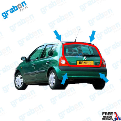 Boot Rubber Seal Weatherstrip For Renault Clio Hatchback 1990-2012 7700797453