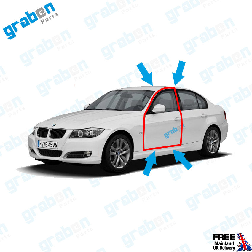 RH / LH FRONT DOOR WEATHERSTRIP RUBBER SEAL FOR BMW 3 SERIES 1991-2011