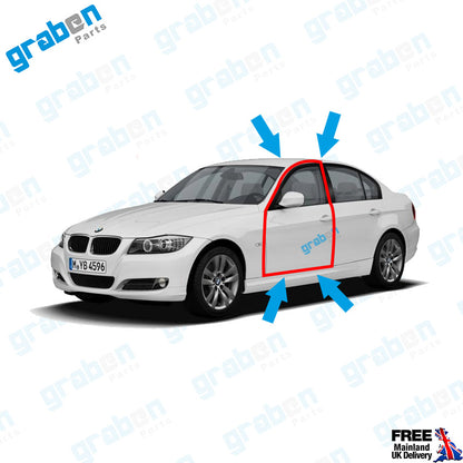 RH / LH FRONT DOOR WEATHERSTRIP RUBBER SEAL FOR BMW 3 SERIES 1991-2011