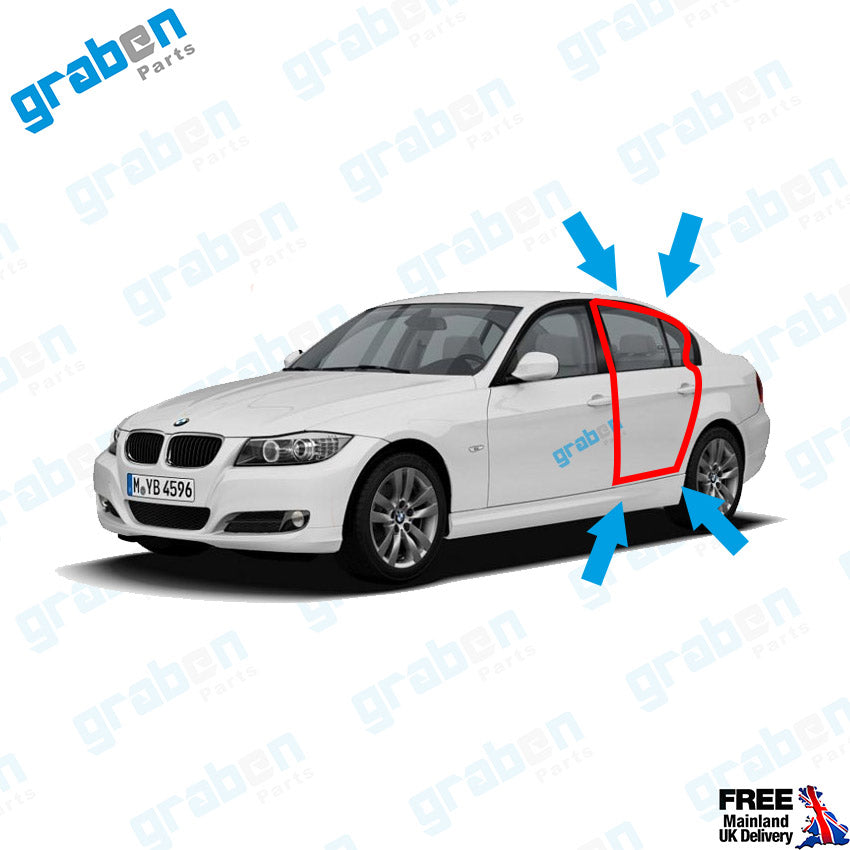 RH / LH REAR DOOR WEATHERSTRIP RUBBER SEAL FOR BMW 3 SERIES 1991-2011