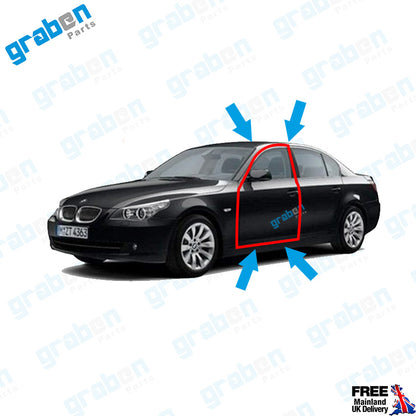 RH / LH FRONT DOOR WEATHERSTRIP RUBBER SEAL FOR BMW 5 SERIES 1995-2011