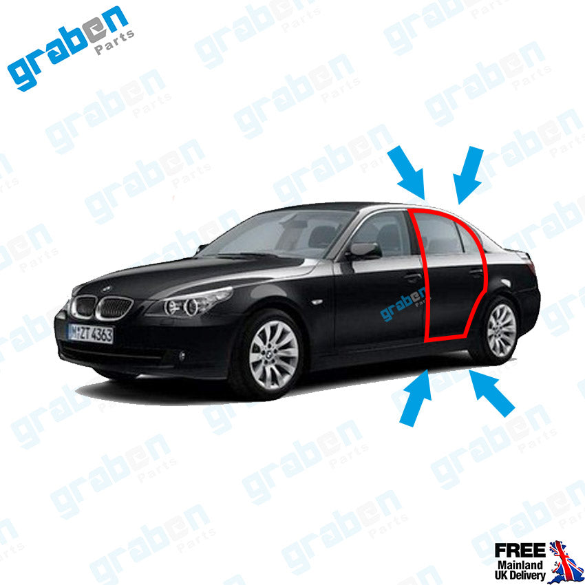RH / LH REAR DOOR WEATHERSTRIP RUBBER SEAL FOR BMW 5 SERIES 1995-2011