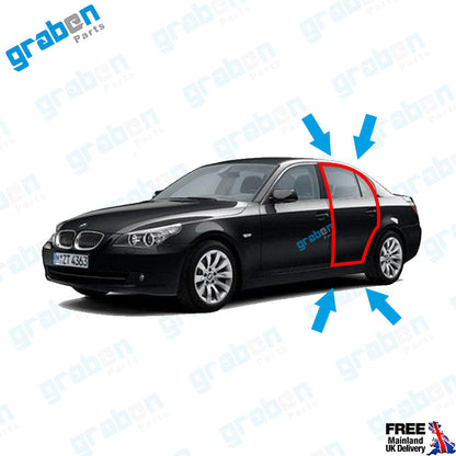 RH / LH REAR DOOR WEATHERSTRIP RUBBER SEAL FOR BMW 5 SERIES 1995-2011