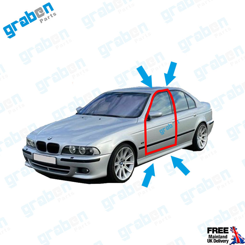 RH / LH FRONT DOOR WEATHERSTRIP RUBBER SEAL FOR BMW 5 SERIES 1995-2011