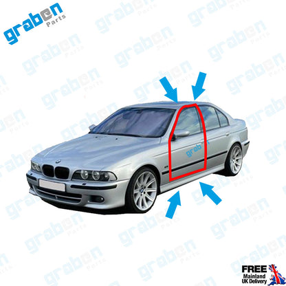 RH / LH FRONT DOOR WEATHERSTRIP RUBBER SEAL FOR BMW 5 SERIES 1995-2011