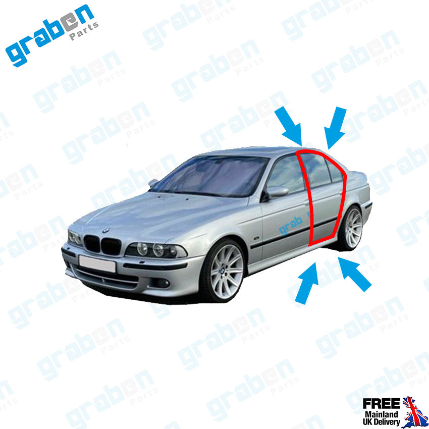 RH / LH REAR DOOR WEATHERSTRIP RUBBER SEAL FOR BMW 5 SERIES 1995-2011