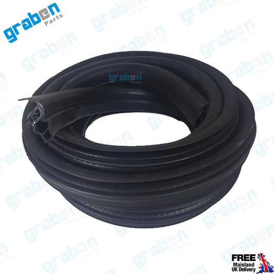 RH / LH FRONT DOOR WEATHERSTRIP RUBBER SEAL FOR RENAULT MASTER MK3 2010+ / VAUXHALL MOVANO MK2 2010+