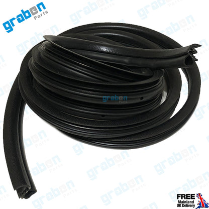 Front Door Rubber Seal Weatherstrip For Renault Trafic MK2, Opel Vauxhall Vivaro 2001-2014 LH / RH