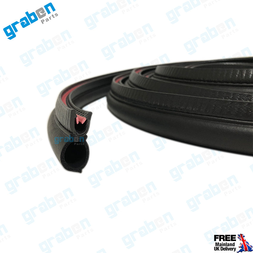 REAR LOADING DOOR WEATHERSTRIP RUBBER SEAL FOR RENAULT TRAFIC MK2, OPEL VAUXHALL VIVARO 2001-2014