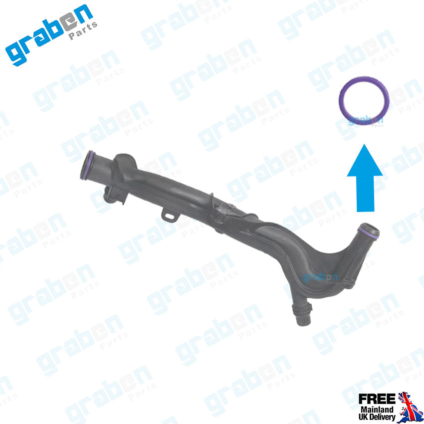 Grabenparts_Cooling / Recirculation Pipe Gasket For Peugeot / Citroen 1.2 Engines 9831655280_