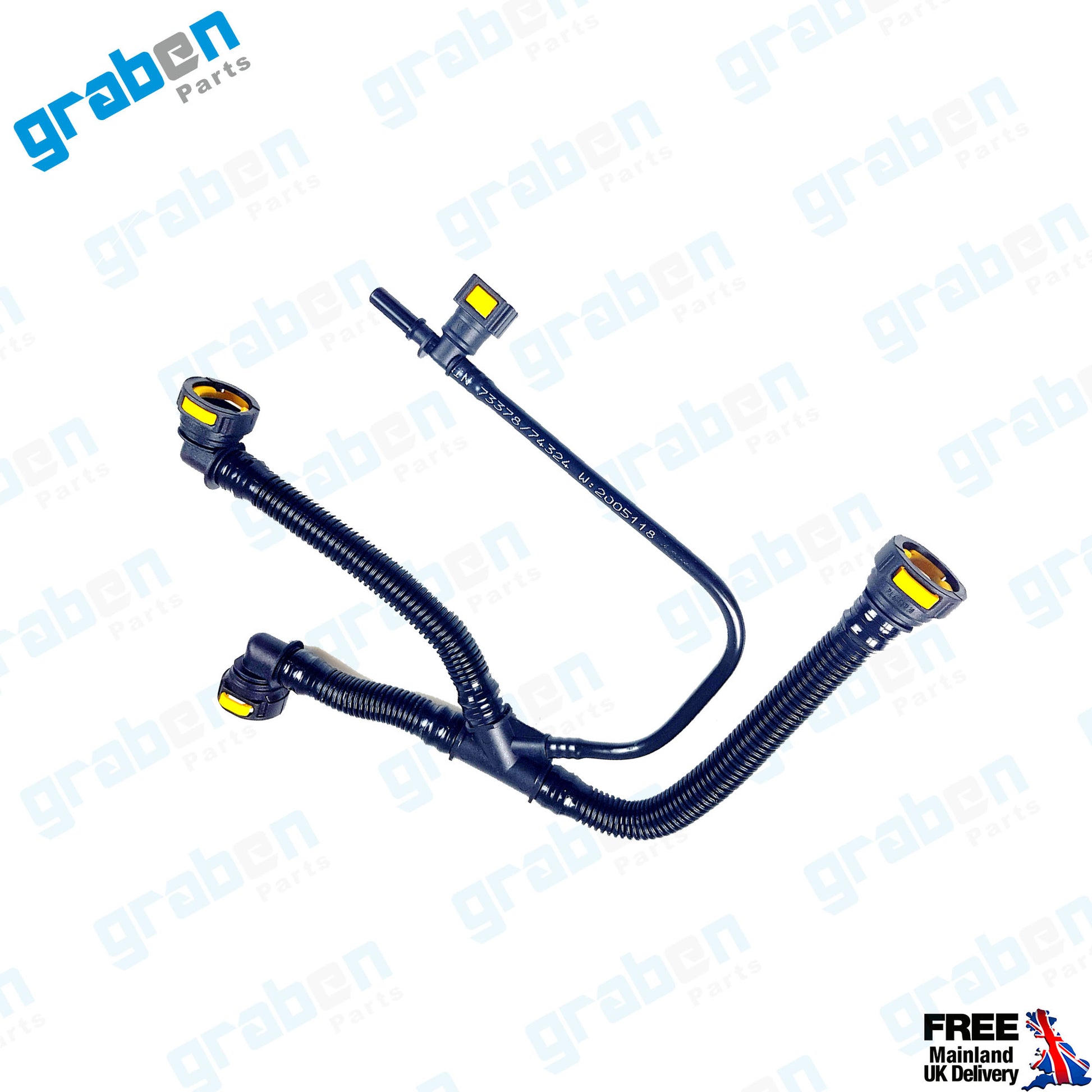 Grabenparts_Engine/ Crankcase Ventilation Hose For Peugeot / Citroen 1.6 16V 2001-17 1192.WO_