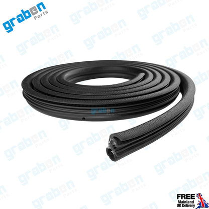 Grabenparts_Front Door Rubber Seal Weatherstrip For Fiat New Ducato, Citroen Relay, Peugeot Boxer 2014+ LH / RH_1618105980, 9025N2_