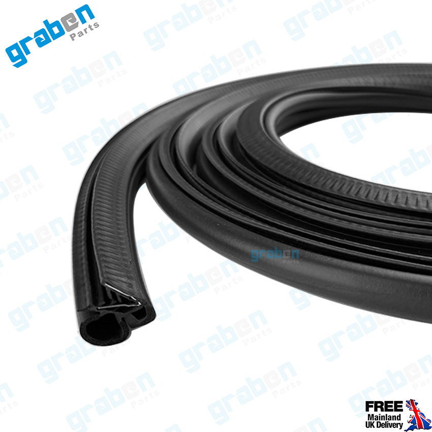 Grabenparts_Front_Door_Rubber_Seal_Weatherstrip_For_Volkswagen_Golf_6_Golf_7_2008-2019_5G3867911A, 5G3867911B, 5G3867912A, 5G4867911A, 5G4867912A, 5G4867912B, 5G6867914A, 5G6867913A_