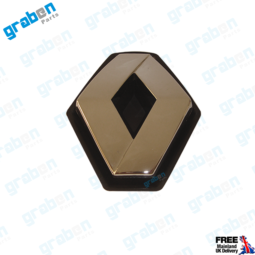 Grabenparts_Front Grille Bumper Diamond Badge / Emblem For Clio III 2005-2014 8200341241_