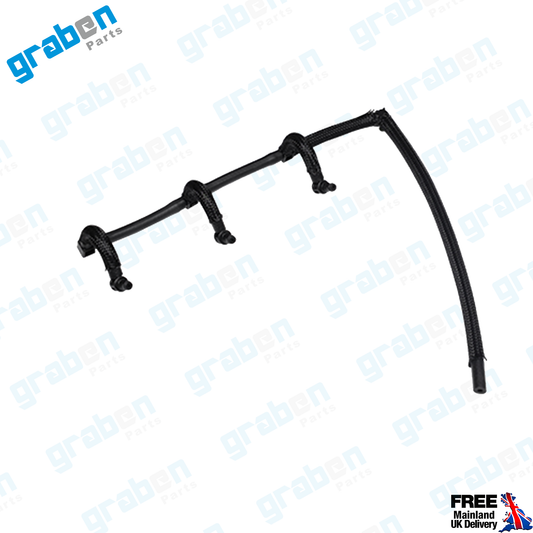Grabenparts_Fuel Leak Off Pipe For Ford Focus II / C-Max 1.6 TDCI 2004+ 3M5Q9K022BC_
