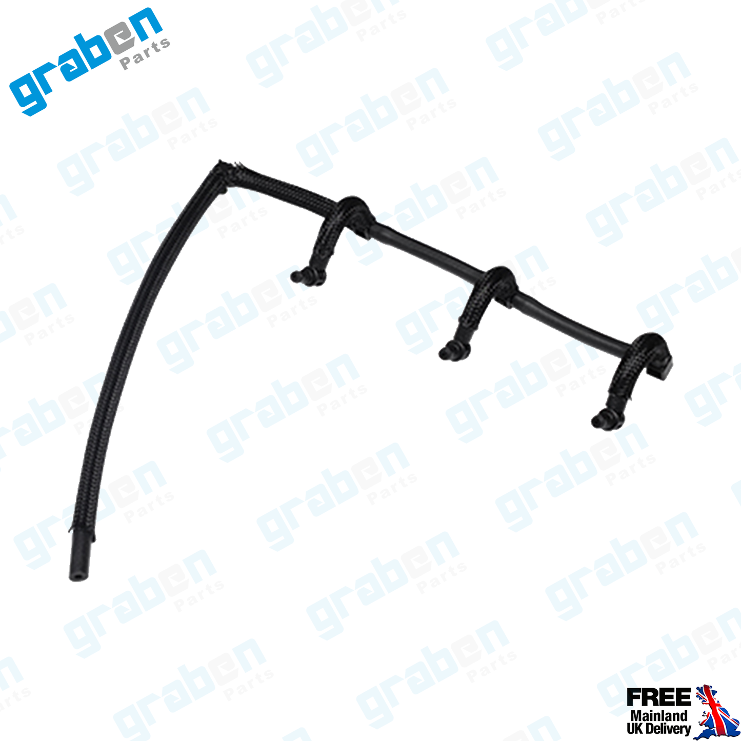 Grabenparts_Fuel Leak Off Pipe For Ford Focus II / C-Max 1.6 TDCI 2004+ 3M5Q9K022BC_