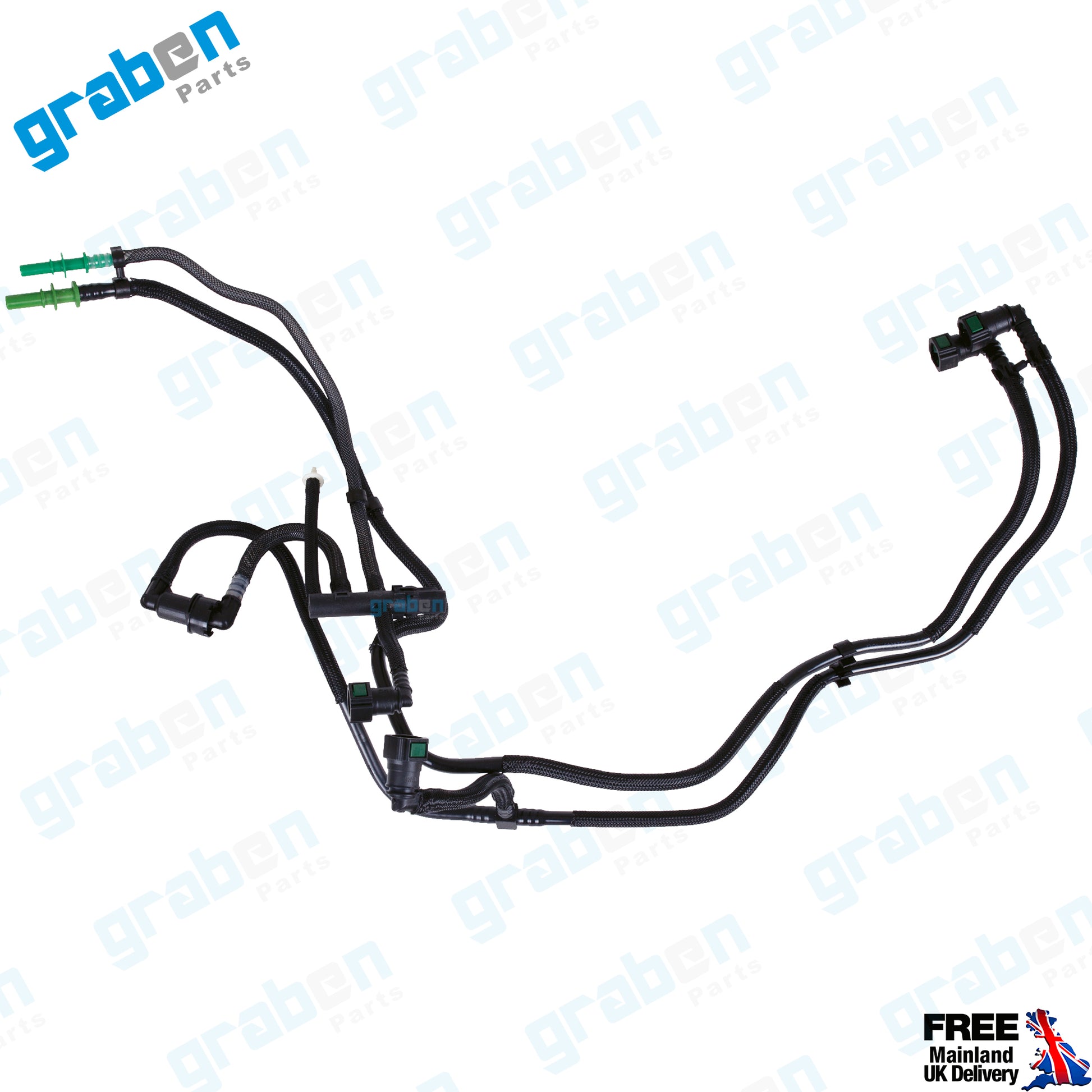 Grabenparts_Fuel Pipe For Volvo C30 / S40 II / S80 II / V50 / V70 1.6 TDI 2005-2011 31293502_
