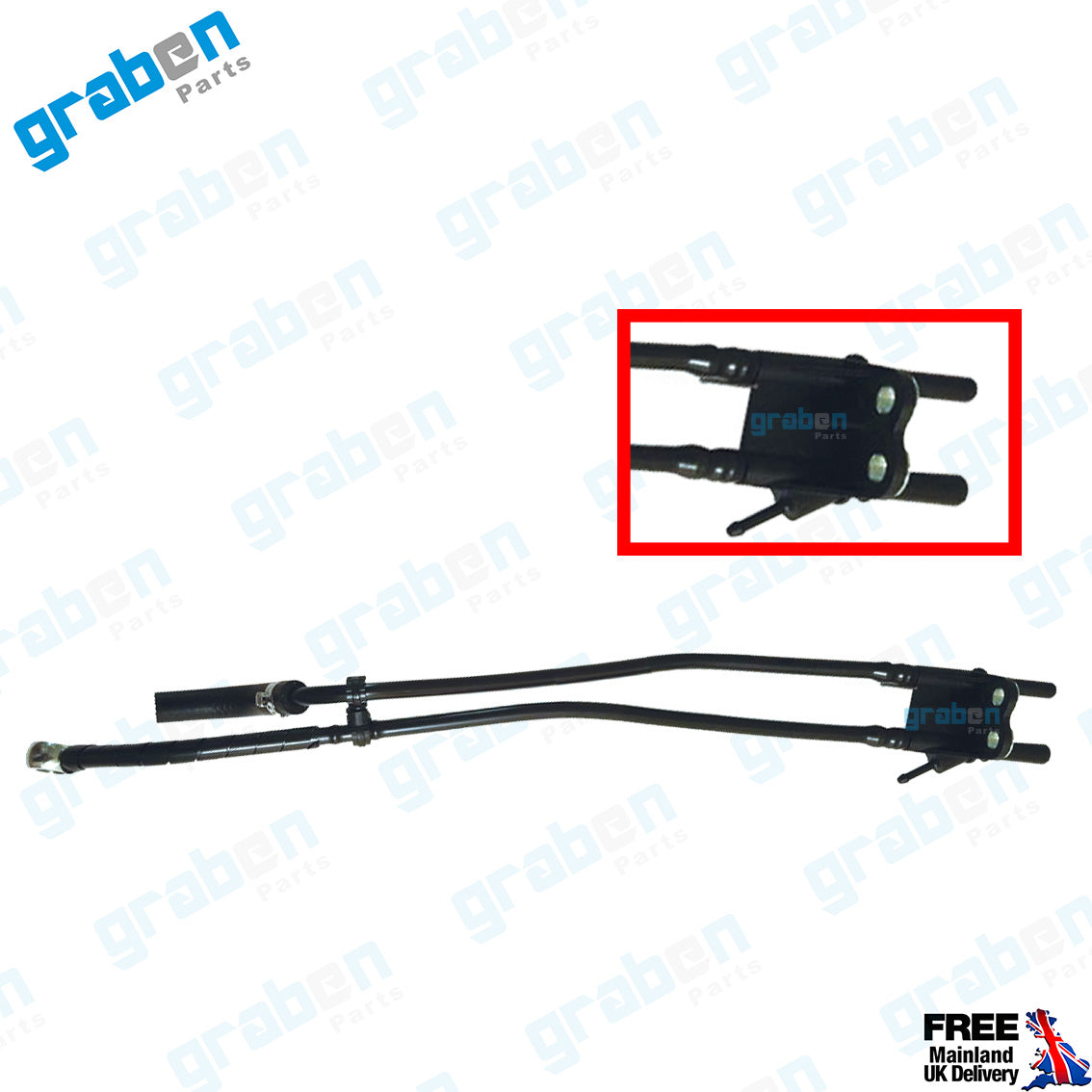 Grabenparts_Fuel Pipe Hose For Fiat Ducato Iveco Daily V 2.3 Diesel 504375094 68133406AA_