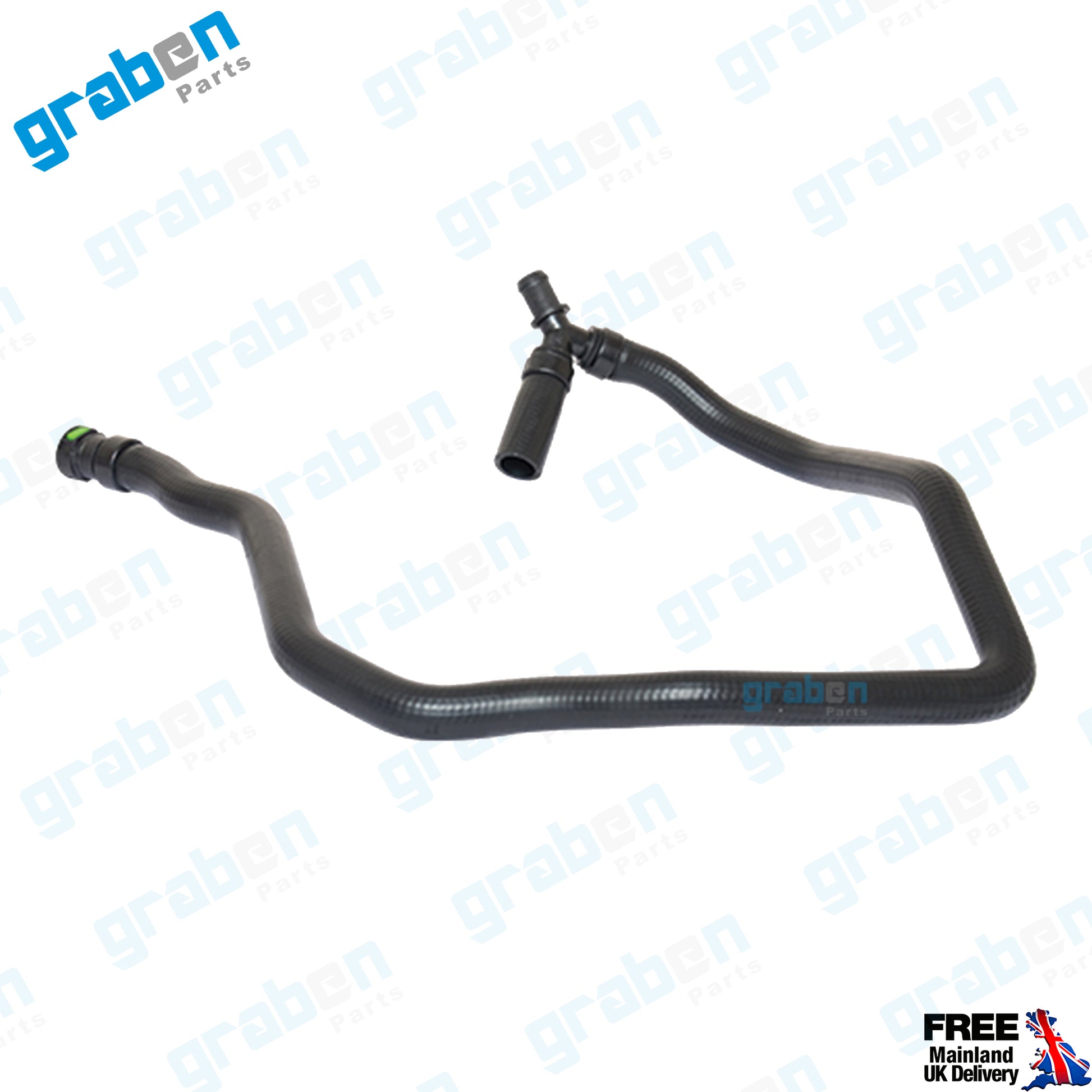 Grabenparts_Heater Outlet Hose Pipe For Ford Fiesta V / Fusion 1.25 / 1.4 / 1.6 2S6H18D359AD_