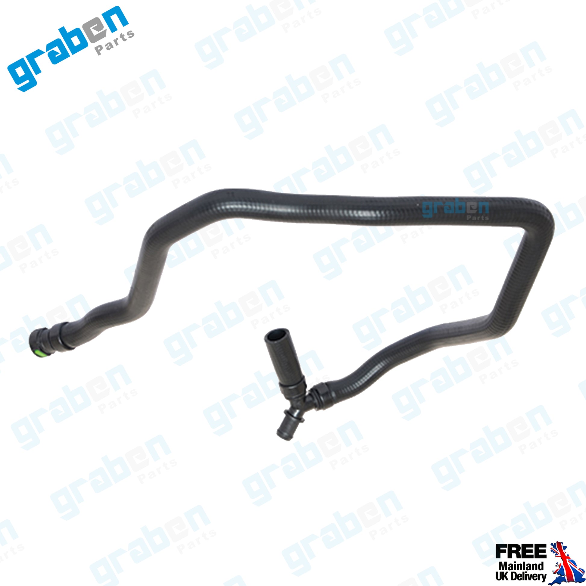 Grabenparts_Heater Outlet Hose Pipe For Ford Fiesta V / Fusion 1.25 / 1.4 / 1.6 2S6H18D359AD_