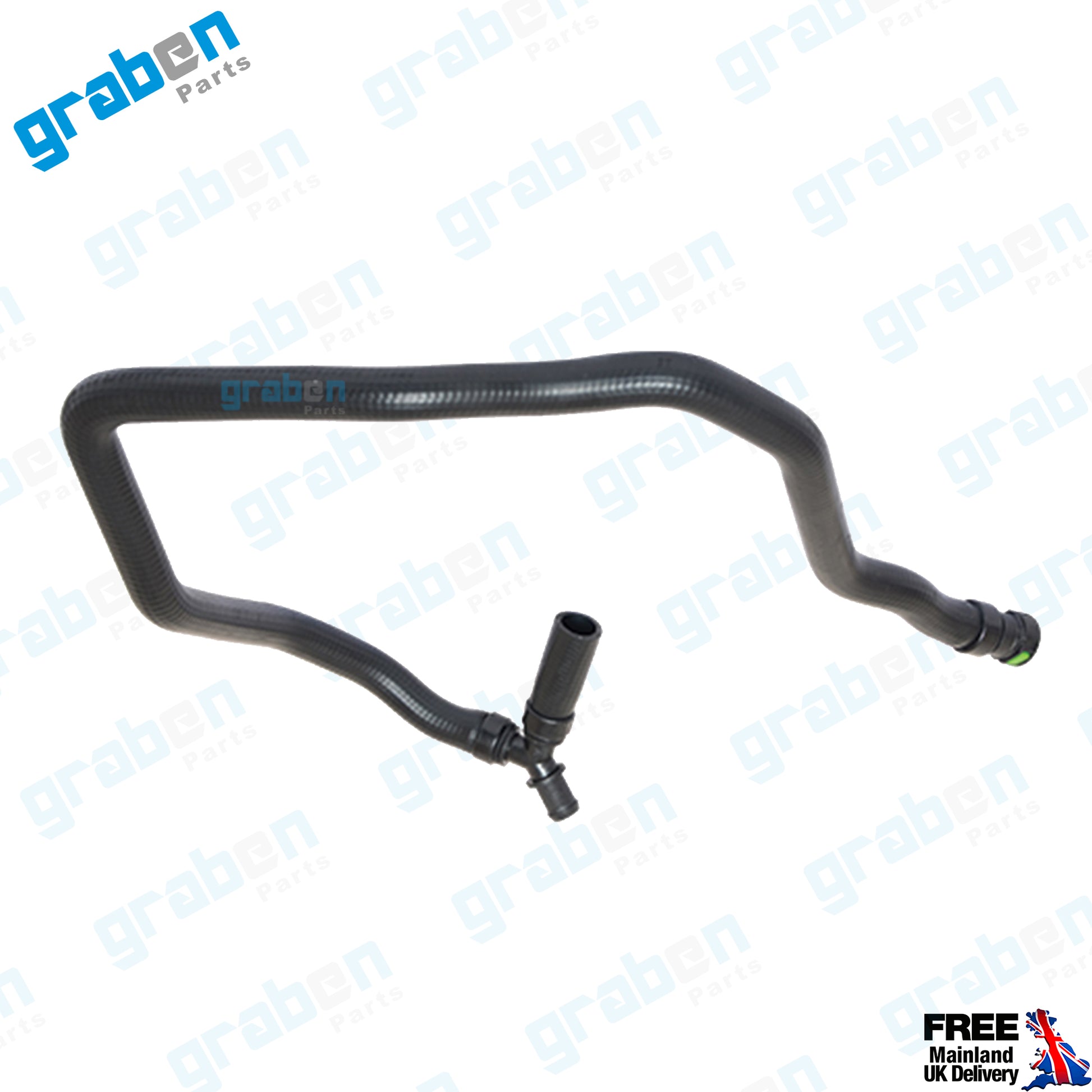 Grabenparts_Heater Outlet Hose Pipe For Ford Fiesta V / Fusion 1.25 / 1.4 / 1.6 2S6H18D359AD_