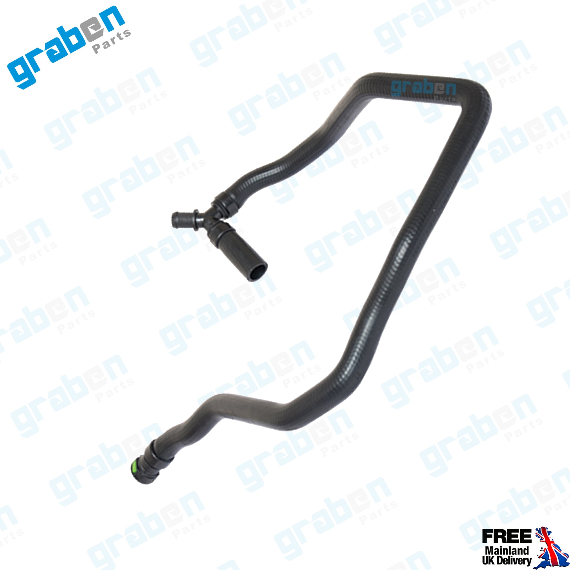 Grabenparts_Heater Outlet Hose Pipe For Ford Fiesta V / Fusion 1.25 / 1.4 / 1.6 2S6H18D359AD_