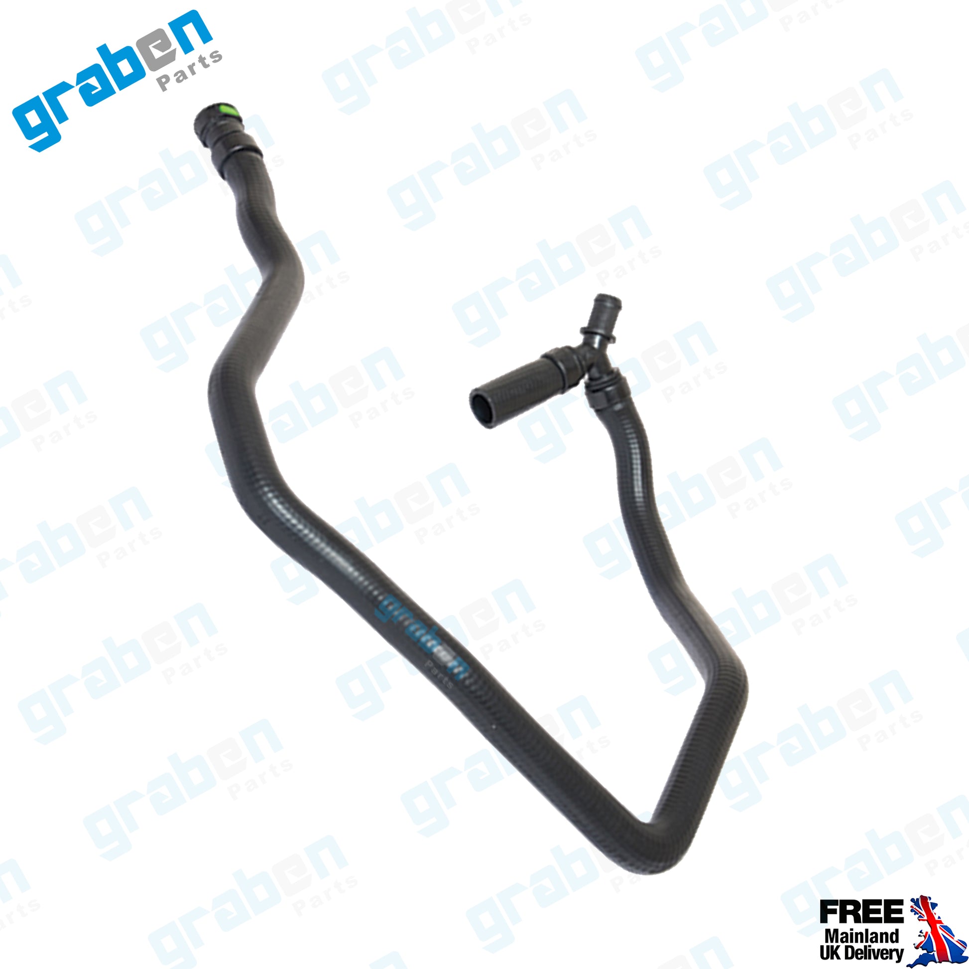 Grabenparts_Heater Outlet Hose Pipe For Ford Fiesta V / Fusion 1.25 / 1.4 / 1.6 2S6H18D359AD_
