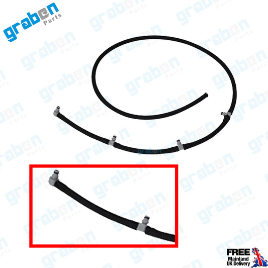 Grabenparts_Injector Leak-Off Return Pipe For Ducato / Boxer / Relay III 3.0 HDI 504384342_