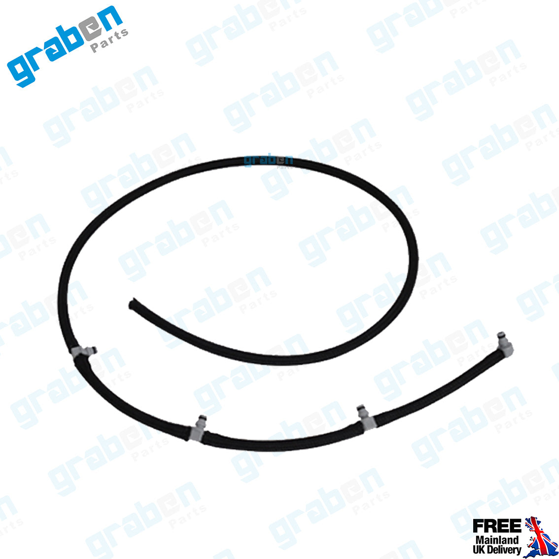 Grabenparts_Injector Leak-Off Return Pipe For Ducato / Boxer / Relay III 3.0 HDI 504384342_