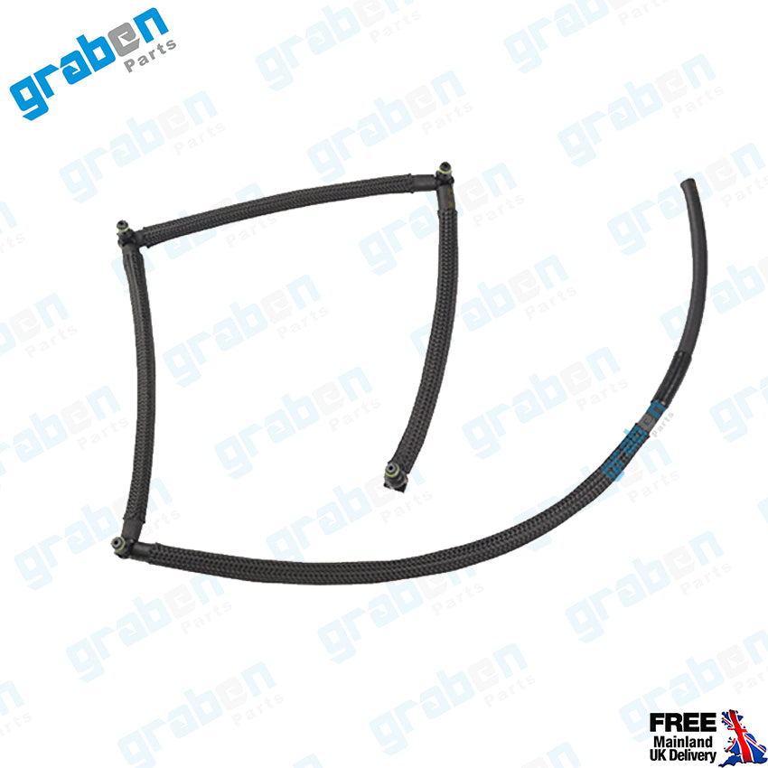 Grabenparts_Injector Leak Off Return Pipe For Citroen C3 /Nemo / Peugeot 206 1.4 HDI 1574.P6_