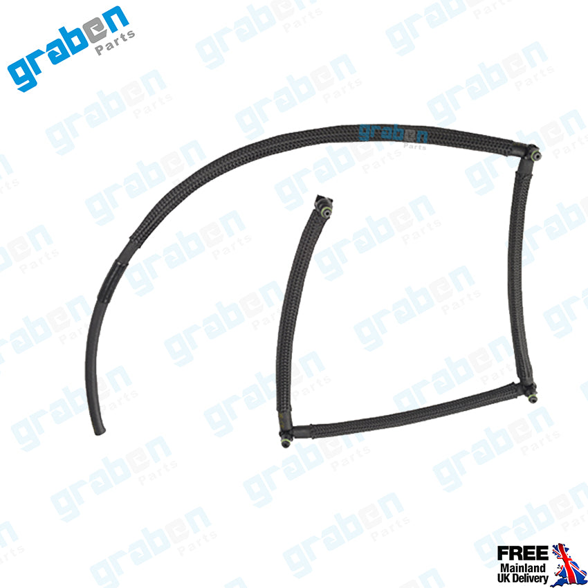 Grabenparts_Injector Leak Off Return Pipe For Citroen C3 /Nemo / Peugeot 206 1.4 HDI 1574.P6_