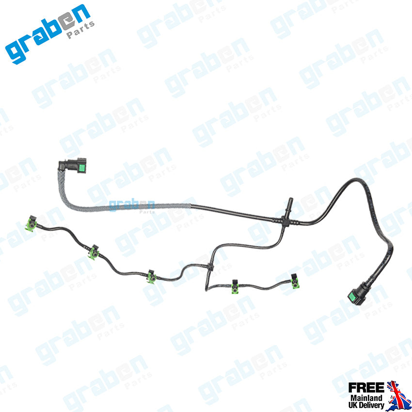Grabenparts_Injector Leak Off Return Pipe For Ford Transit 3.2 TDCi 2008-2014 200HP 1595434_