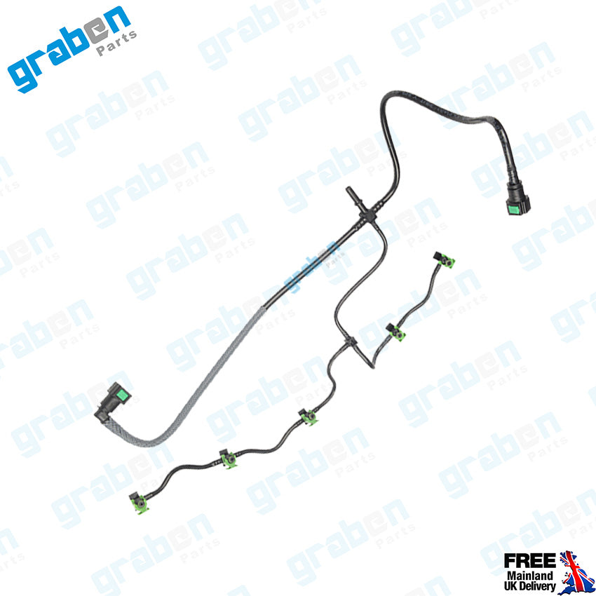 Grabenparts_Injector Leak Off Return Pipe For Ford Transit 3.2 TDCi 2008-2014 200HP 1595434_
