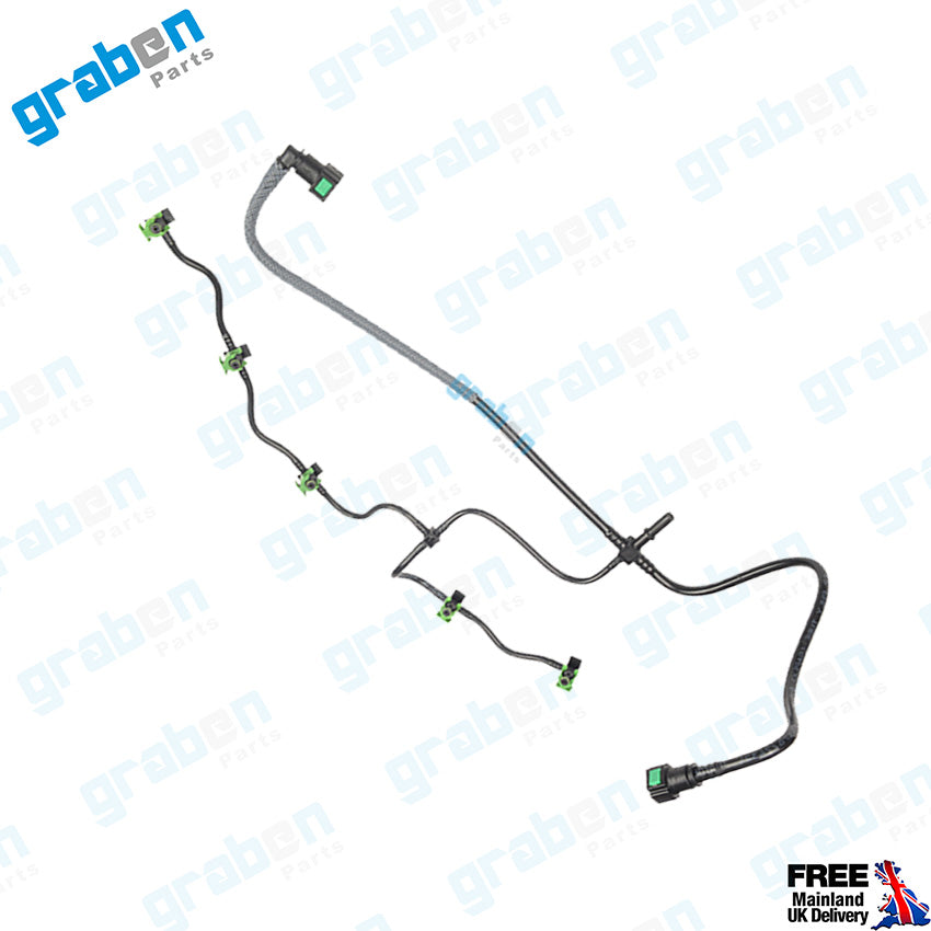 Grabenparts_Injector Leak Off Return Pipe For Ford Transit 3.2 TDCi 2008-2014 200HP 1595434_