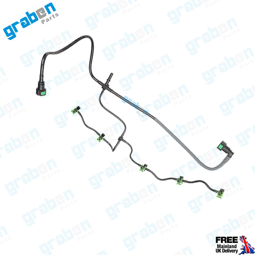 Grabenparts_Injector Leak Off Return Pipe For Ford Transit 3.2 TDCi 2008-2014 200HP 1595434_