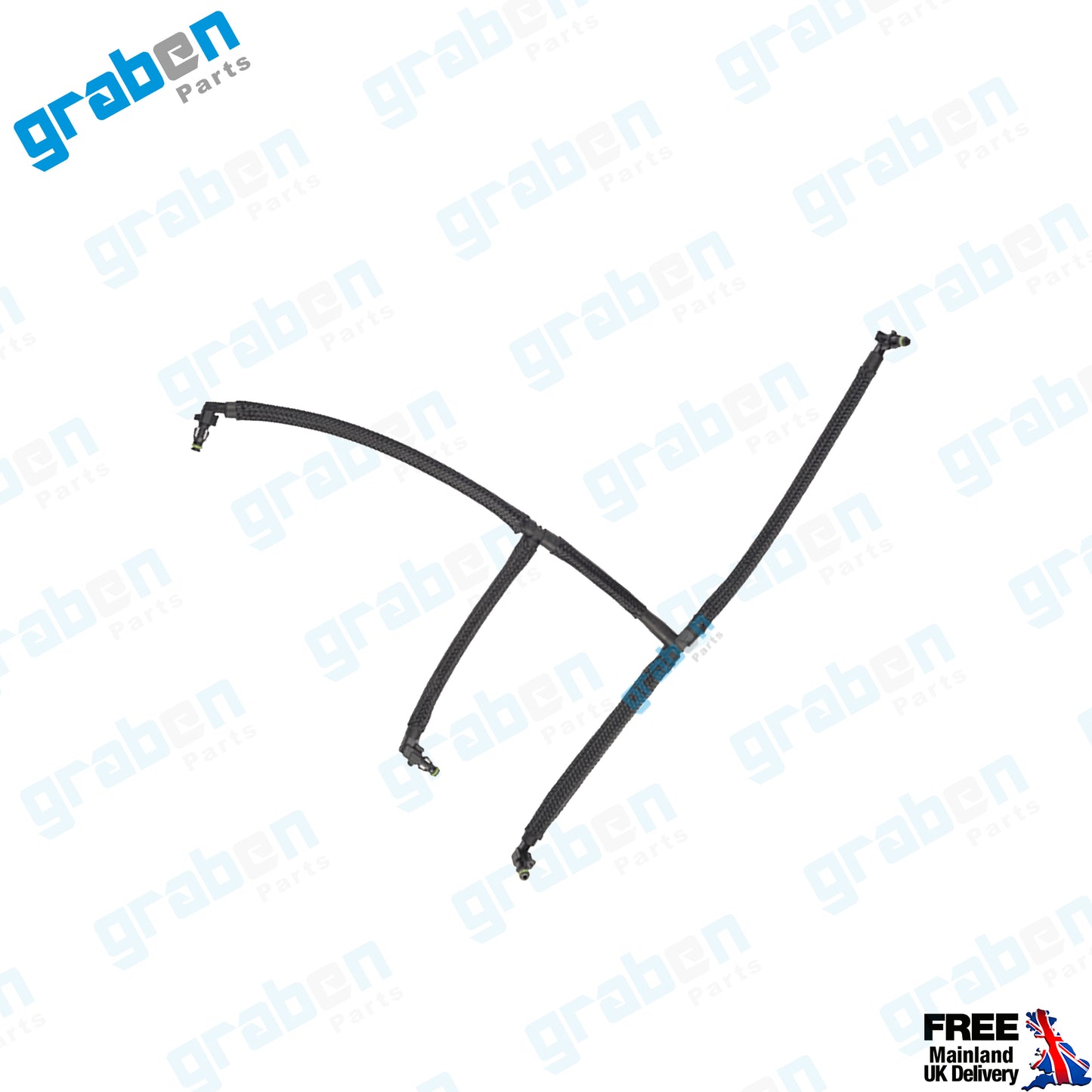 Grabenparts_Injector Leak Off Return Pipe For Ford VW Polo V / Ibiza IV 1.2 TDI 03P130235A_