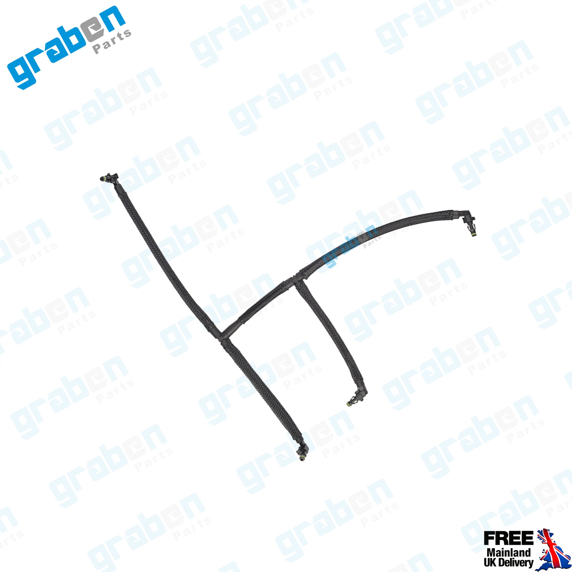 Grabenparts_Injector Leak Off Return Pipe For Ford VW Polo V / Ibiza IV 1.2 TDI 03P130235A_