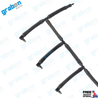 Grabenparts_Injector Leak Off Return Pipe For Volkswagen Polo V 1.5 TDI 1.6 TDI 03L130235AG_