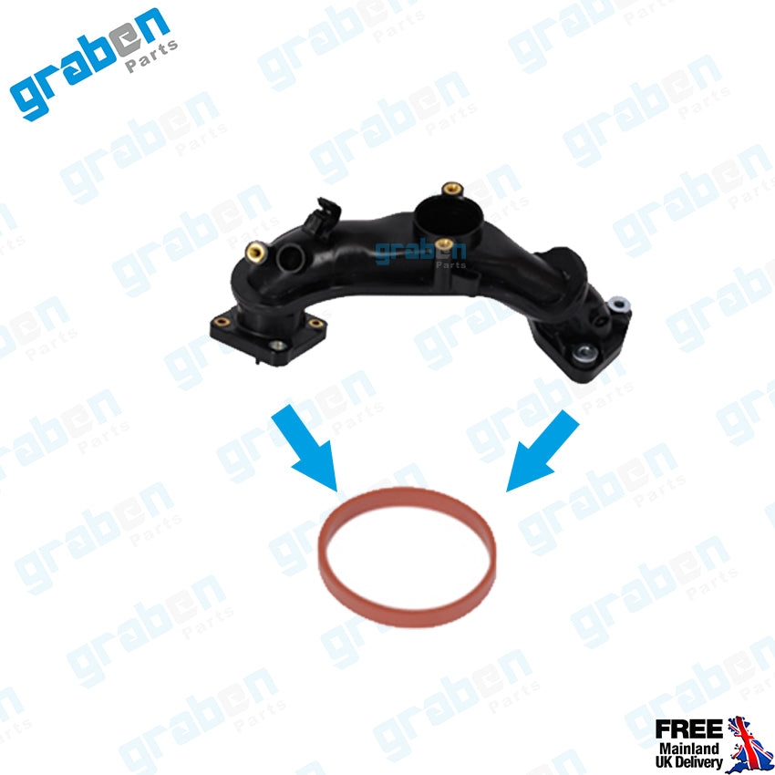 Grabenparts_Intake Manifold Pipe Gasket For Peugeot /Citroen 1.6 HDI Engines 0382.QW 1699542_