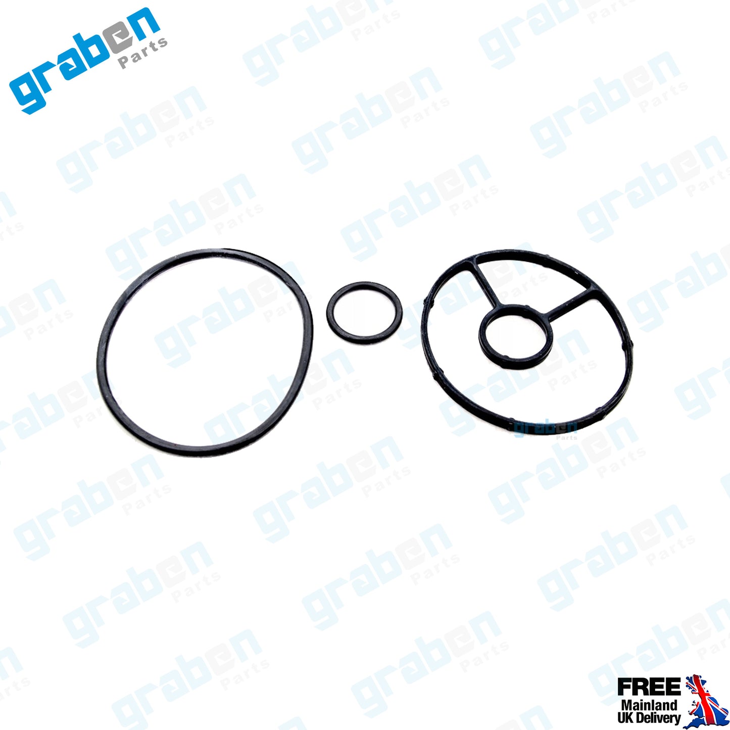 Grabenparts_Oil Filter Gasket Seal Kit For Focus MK3 / Mondeo / Kuga 2.0 TDCI 3M5Q6A646AA_