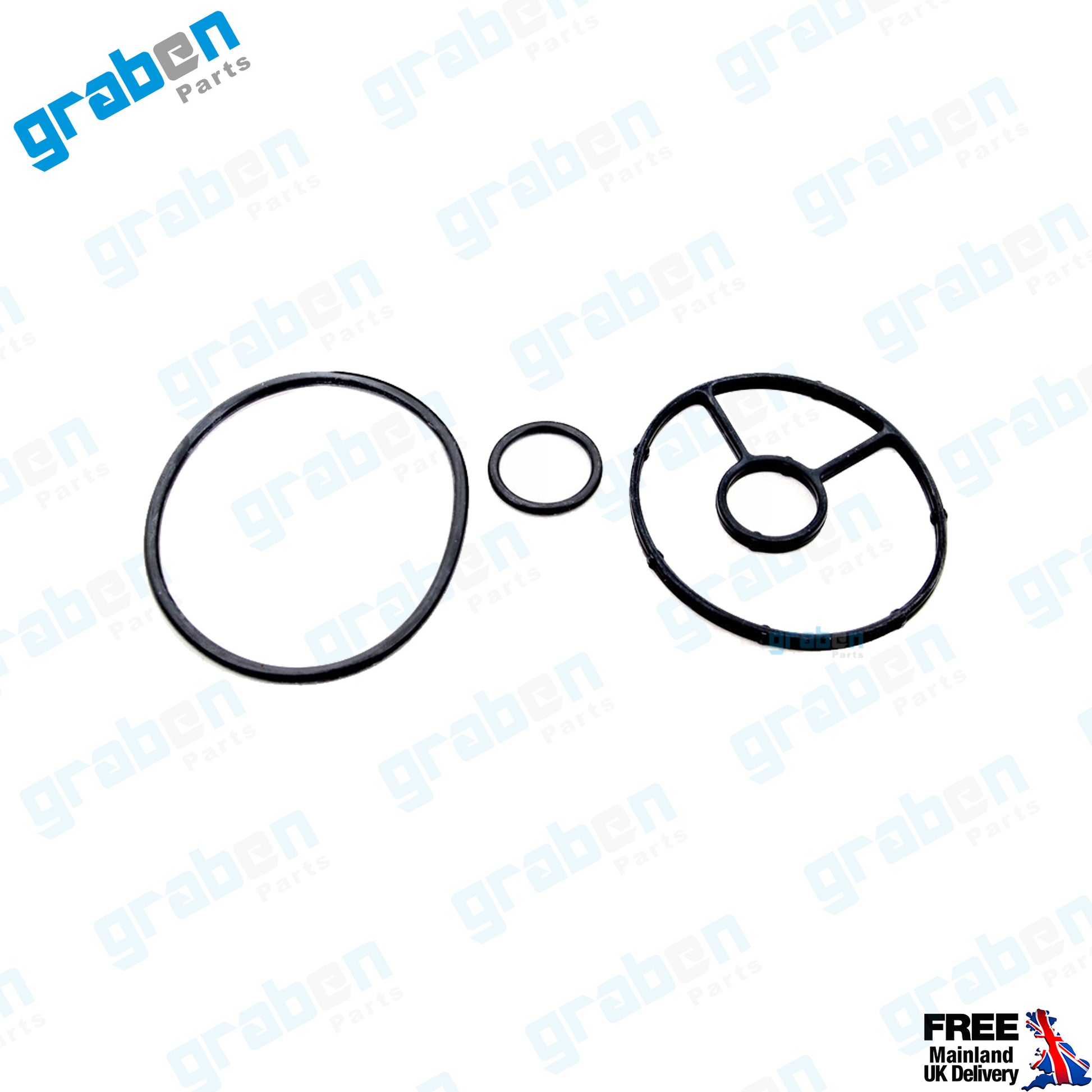 Grabenparts_Oil Filter Gasket Seal Kit For Focus MK3 / Mondeo / Kuga 2.0 TDCI 3M5Q6A646AA_