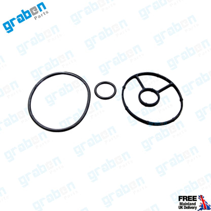 Grabenparts_Oil Filter Gasket Seal Kit For Focus MK3 / Mondeo / Kuga 2.0 TDCI 3M5Q6A646AA_