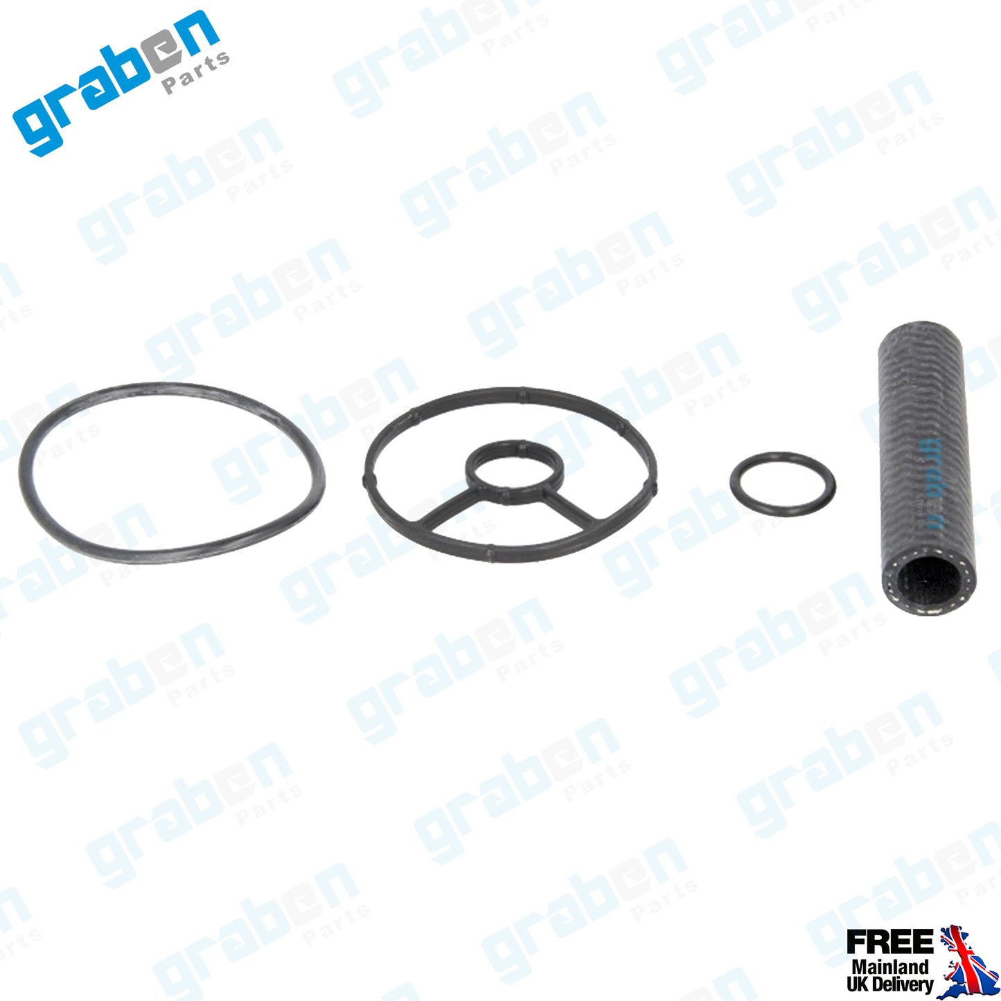 Grabenparts_Oil Filter Gasket Seal Kit For Focus MK3 / Mondeo / Kuga 2.0 TDCI 3M5Q6A646AA_