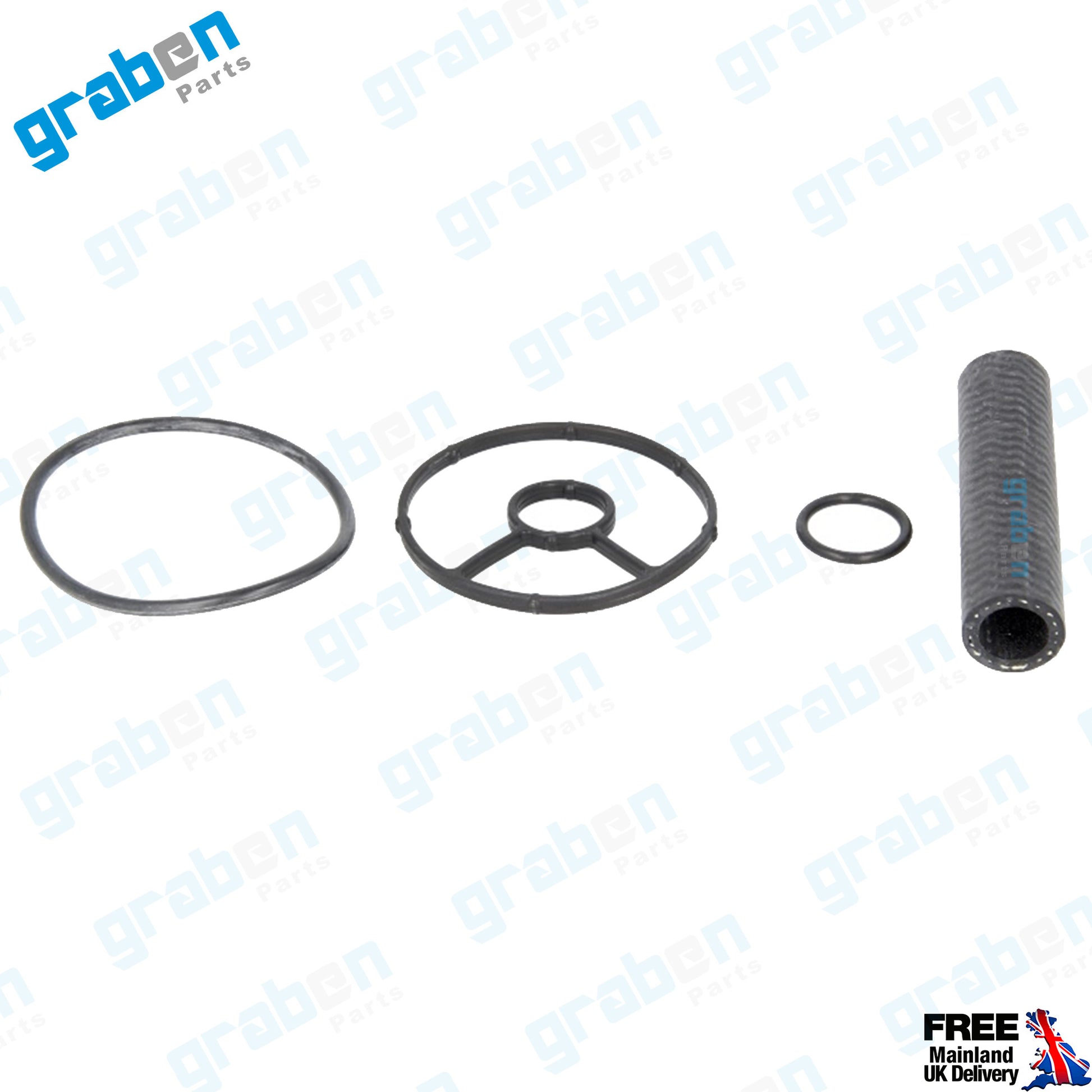 Grabenparts_Oil Filter Gasket Seal Kit For Focus MK3 / Mondeo / Kuga 2.0 TDCI 3M5Q6A646AA_