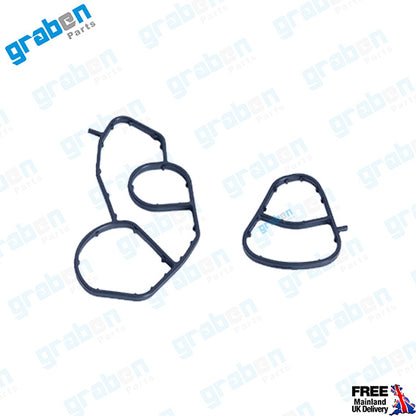 Grabenparts_Oil Filter Gaskets For Peugeot / Citroen 1.6 HDI / Ford 1.6 TDCI 1103.S0 1145946_