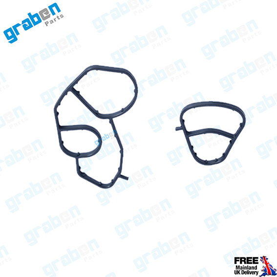 Grabenparts_Oil Filter Gaskets For Peugeot / Citroen 1.6 HDI / Ford 1.6 TDCI 1103.S0 1145946_