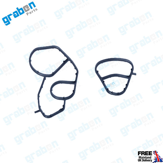 Grabenparts_Oil Filter Gaskets For Peugeot / Citroen 1.6 HDI / Ford 1.6 TDCI 1103.S0 1145946_