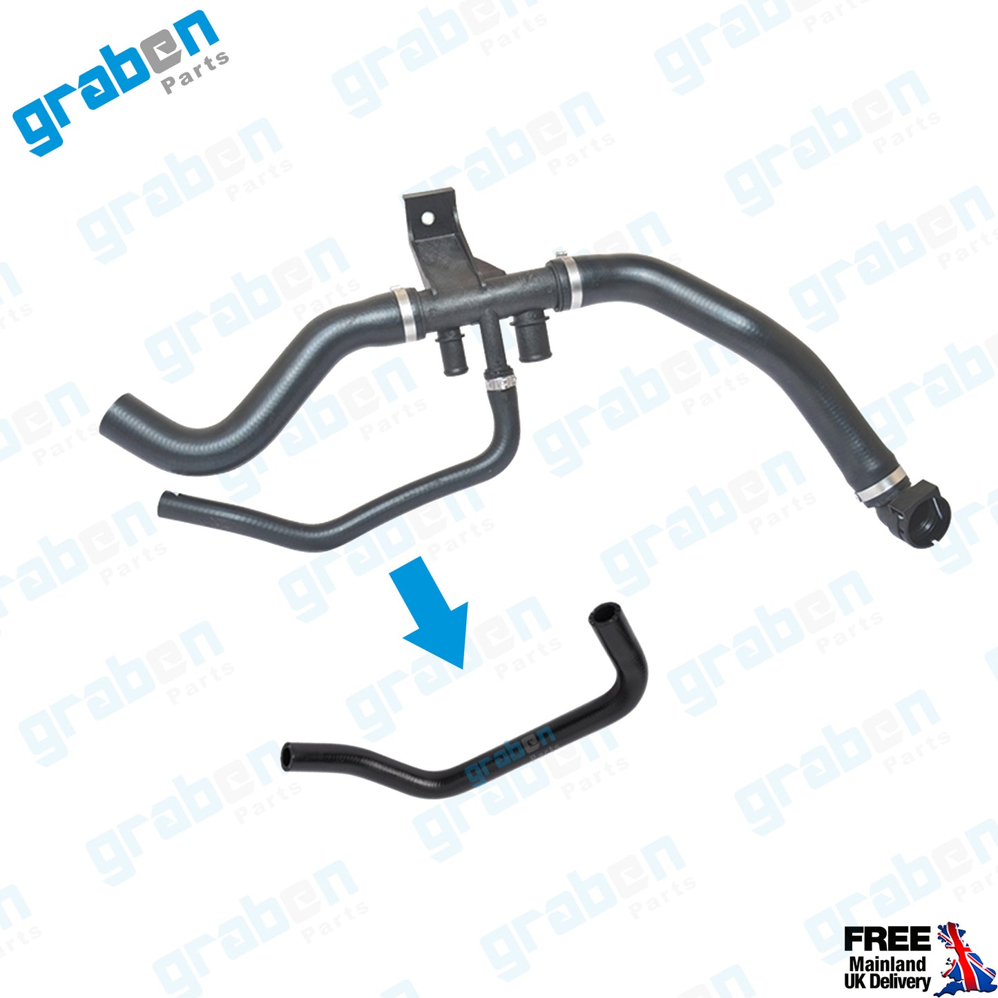 Grabenparts_Radiator_Lower_Hose_Pipe_For_Ducato_Boxer_Jumper_III_2.2_HDI_1349150080_1351.PK_
