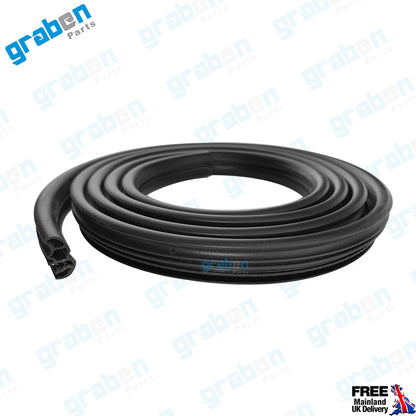 Grabenparts_Rear Door Rubber Seal Weatherstrip For Ford Focus MK3 5 Doors 2011-2018 _1750005, BM51A20530AF_